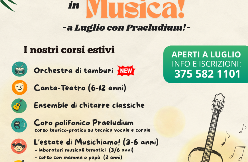 luglio 2026 orari e nuovi corsi!